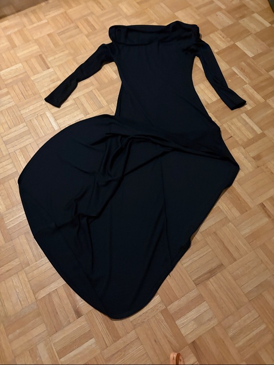 Club L London Off-Shoulder Black Maxi Dress NWOT - Picture 6 of 9